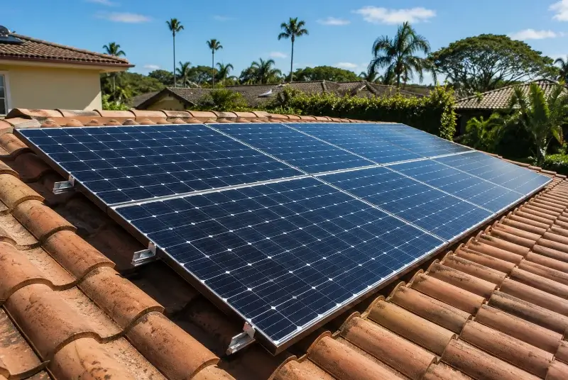 Installation de panneaux solaires à Chevrier